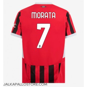 AC Milan Alvaro Morata #7 Kotipaita 2024-25 Lyhythihainen